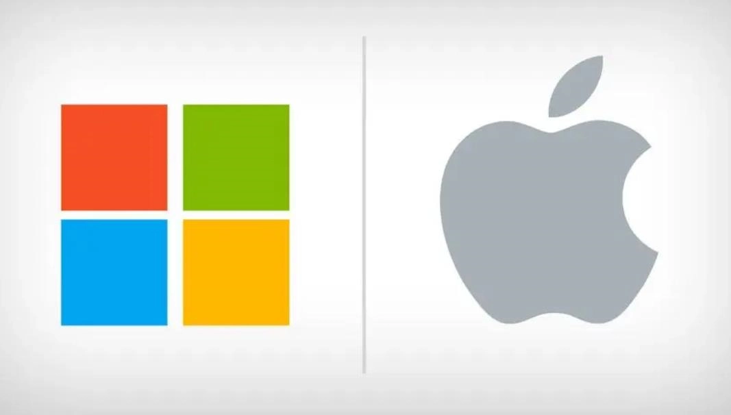 微软Microsoft市值超越苹果Apple 成全球最有价值公司