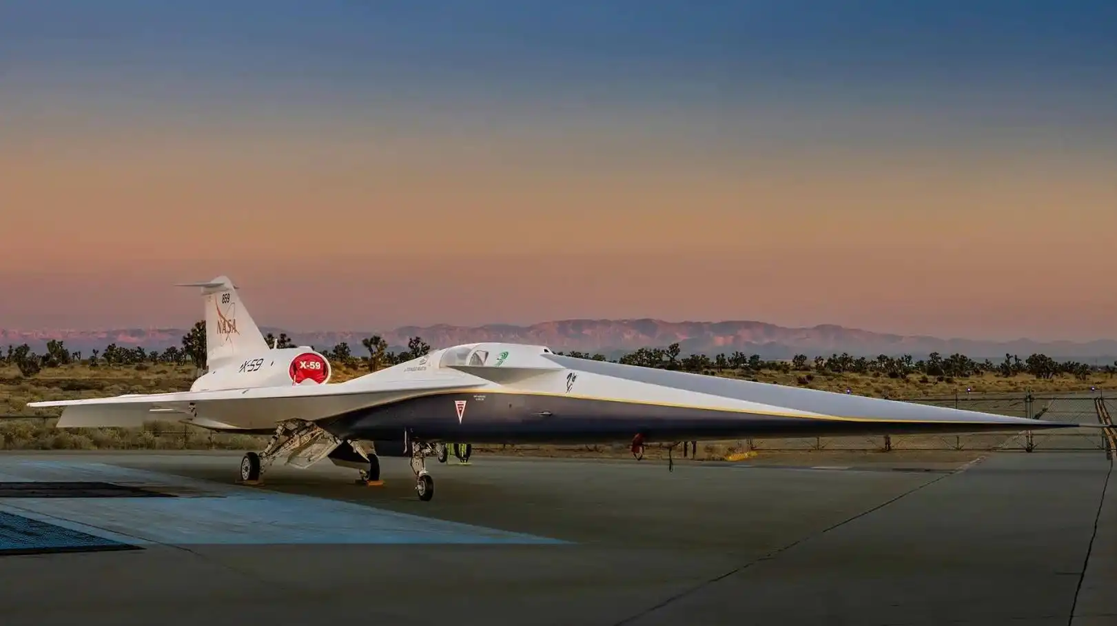 美国NASA X-59静音超音速飞机亮相：音爆仅75分贝