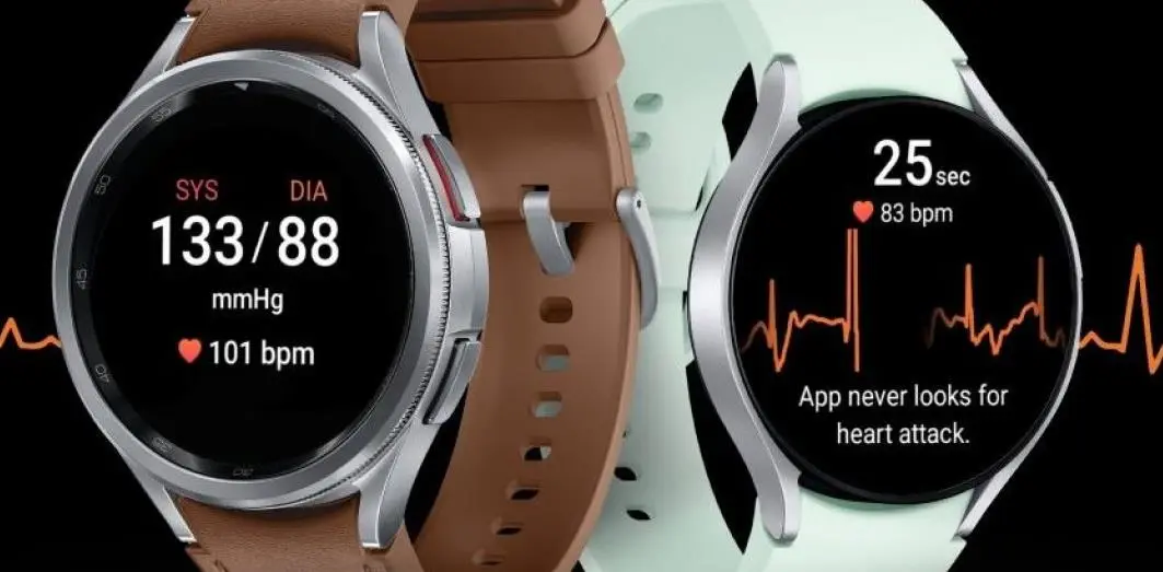 三星Samsung Galaxy Watch4、Watch5和Watch6在印度推出血压和心电图监测功能