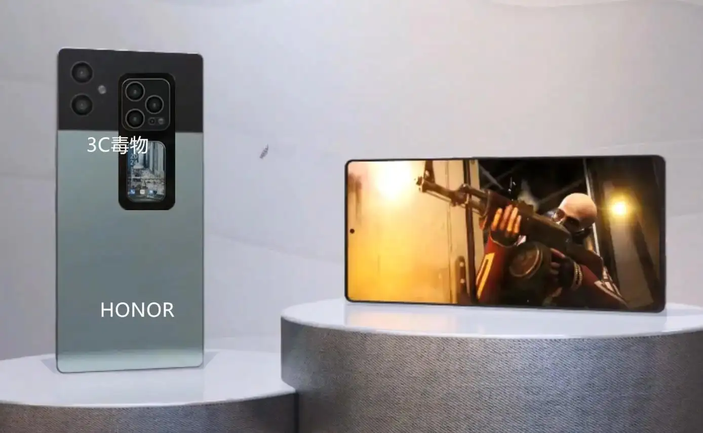 荣耀Honor Magic7 Pro设计疑似曝光：搭载1英寸智慧窗+2亿5摄