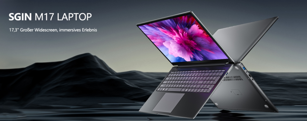SGIN Laptop 17 Inch笔记本电脑在德国Amazon这样买更值，可省400欧元，仅售299.99欧元