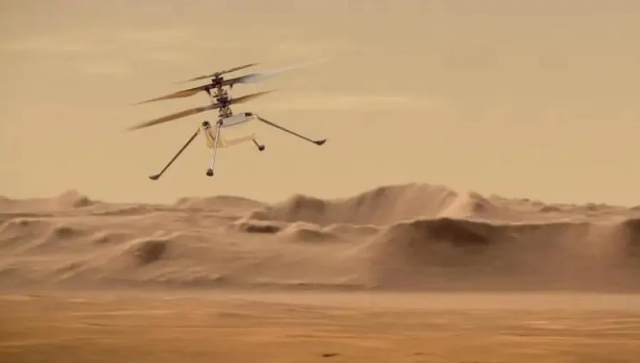 NASA机智号火星直升机受损细节揭晓：72次飞行后的英勇落幕