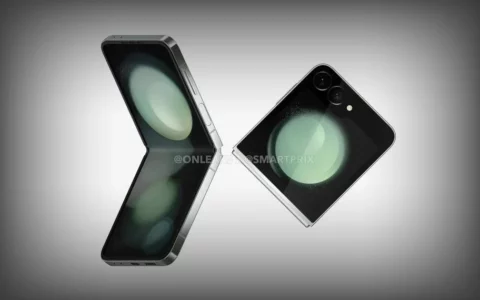 三星Galaxy Z Flip6渲染图曝光：内屏6.7英寸，厚度增7%