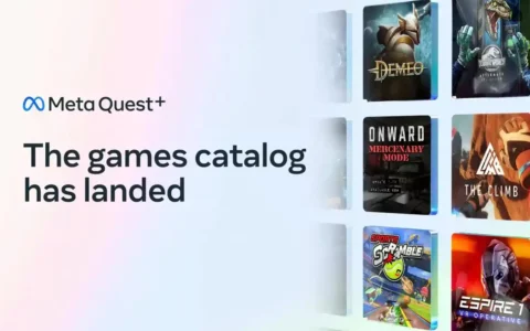 Meta Quest+新功能上线：游戏目录收录每月免费VR应用