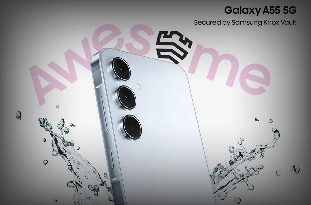 三星Galaxy A55渲染图曝光：配置升级，设计时尚
