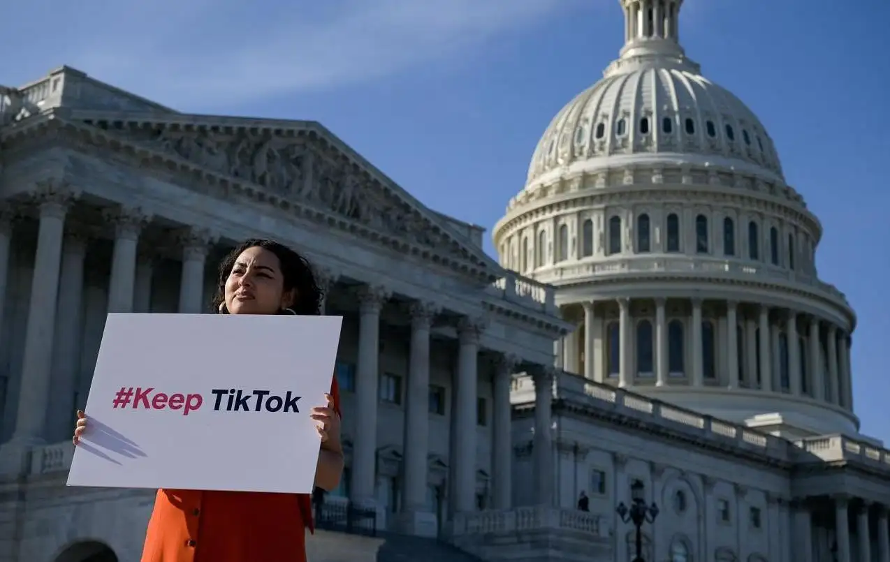 TikTok创作者愤怒回应美国拟议立法，称其违背常识和金融智慧