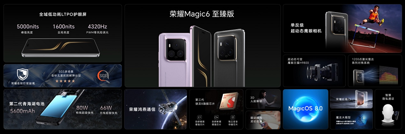 致未来，荣耀Magic6至臻版正式发布，售价6999元起