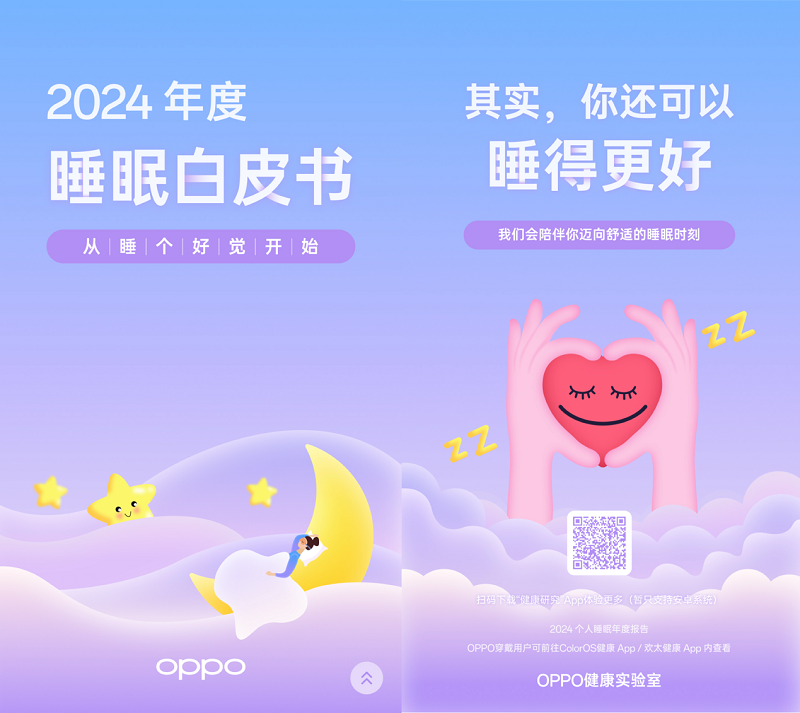 OPPO发布《2024年度睡眠白皮书》，助力用户重获安宁睡眠