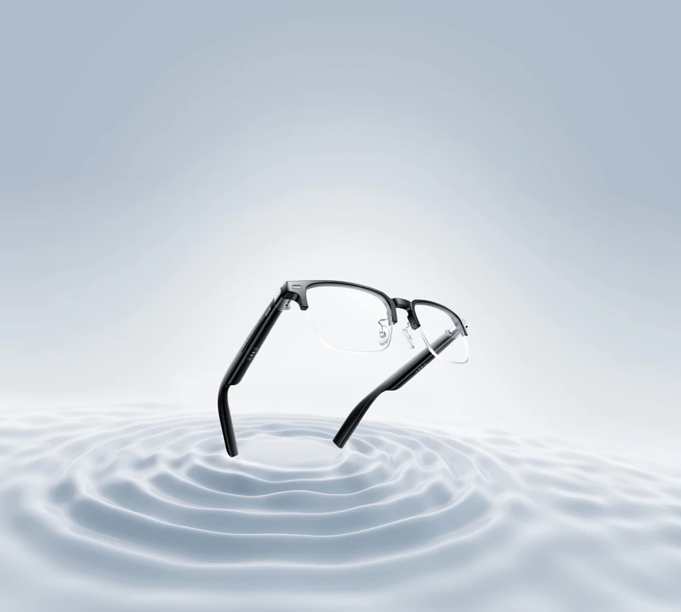 蓝牙耳机+时尚眼镜二合一  MIJIA智能音频眼镜悦享版来了