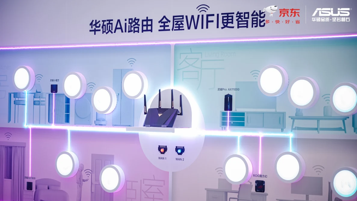 全球首发！华硕携手京东推出RT-BE88U WIFI7路由器 打造全屋WIFI智能生活新体验