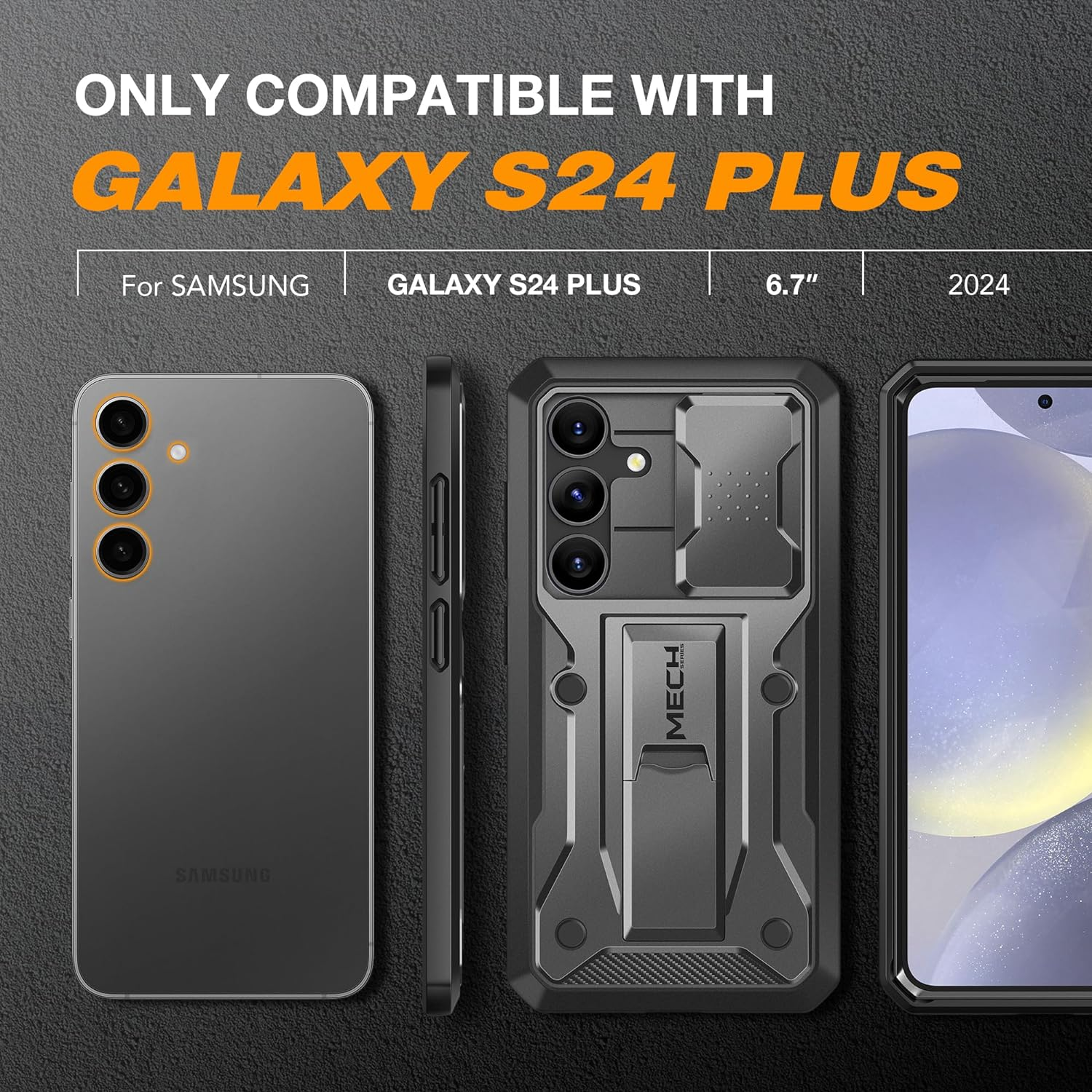 TONGATE Samsung Galaxy S24 Plus 手机壳限时特惠，现在美国亚马逊仅售18.99美元！