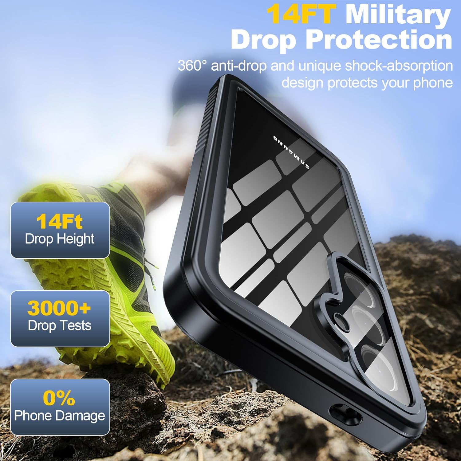 ANTSHARE Samsung Galaxy S24 Plus防水手机壳：亚马逊美国限时优惠，仅售19.54美元！