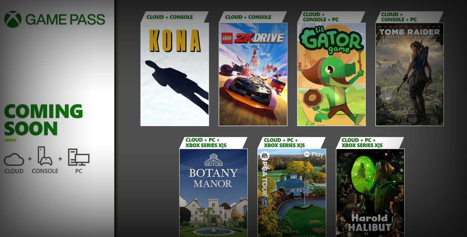 微软Xbox Game Pass四月新增多款大作，阵容豪华
