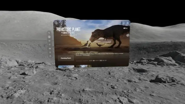 Apple为Vision Pro用户带来全新《史前星球》沉浸式视频体验