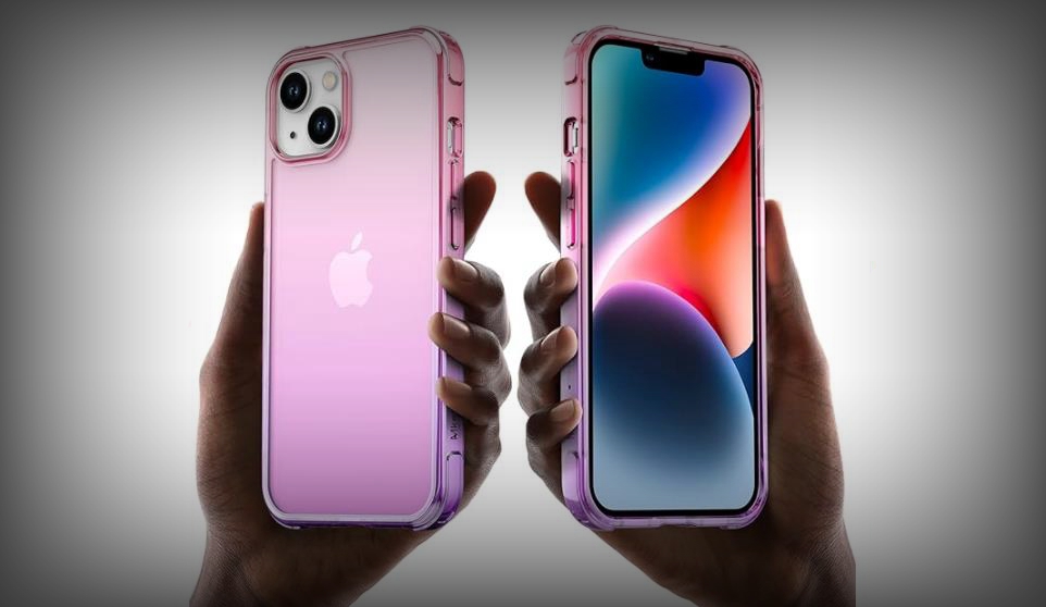 美国亚马逊Mkeke渐变紫粉色iPhone 13/14保护套限时优惠，仅需8.99美元！