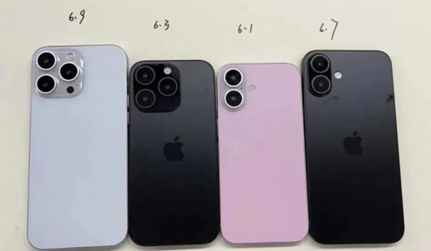 疑似蘋果iPhone 16模型諜照曝光：全新攝像頭模組設計引關注，超大Pro Max機型成亮點