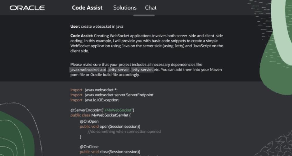甲骨文推出Oracle Code Assist，AI編程助理助力高效Java開發(fā)