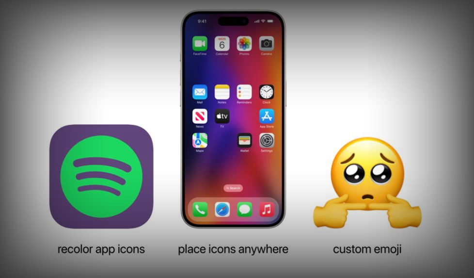 苹果iOS 18传闻揭秘：AI引领个性化新潮流，自定义Emoji表情惊艳登场| 科技讯