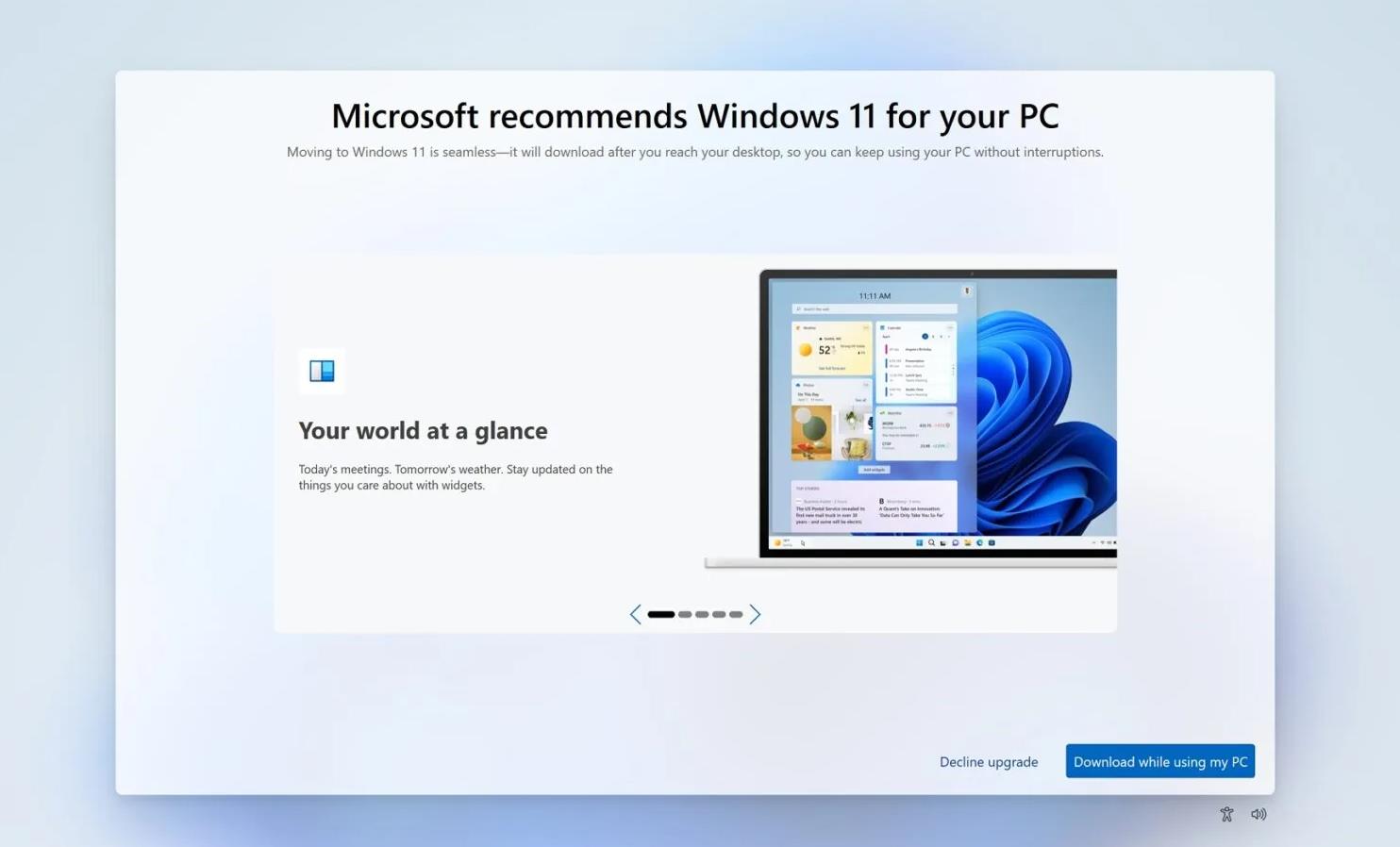 微软推出全屏弹窗，鼓励Windows 10用户升级至Windows 11