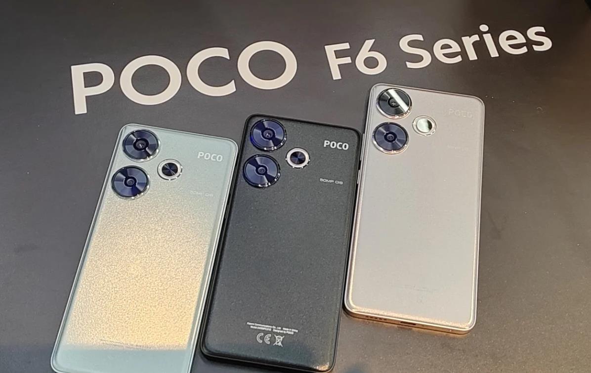 POCO F6系列手機香港首發：搭載高端處理器，開啟預訂享優惠