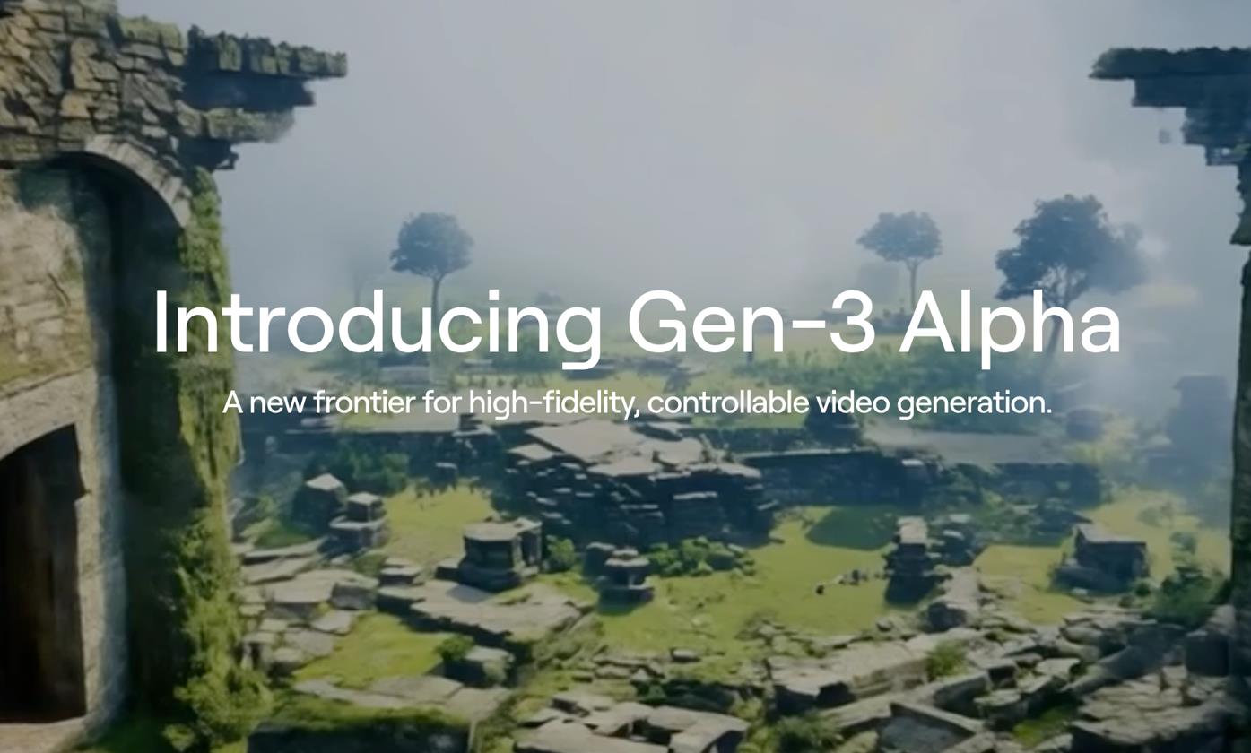 Runway发布第三代视频生成模型Gen-3 Alpha，大幅提升创作效率
