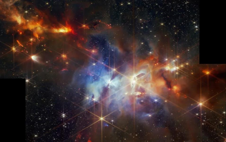 詹姆斯·韦伯太空望远镜揭示巨蛇座星云恒星诞生奥秘