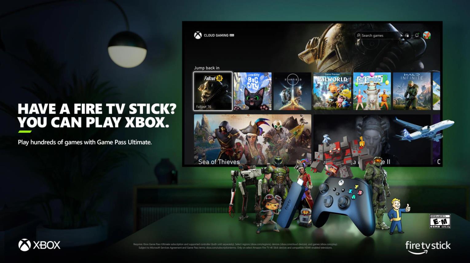 微軟與亞馬遜達成重要合作：Xbox Game Pass Ultimate云游戲登陸Fire TV