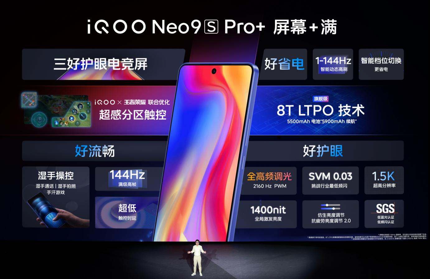 驍龍8 Gen3 雙芯旗艦，iQOO Neo9S Pro+?到手價2899元起