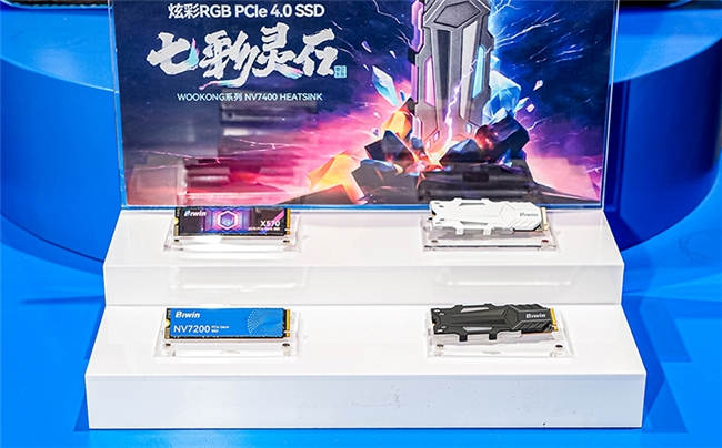 佰維攜TES戰隊選手亮相ChinaJoy 2024：更有強力PCIe 5.0 SSD展示