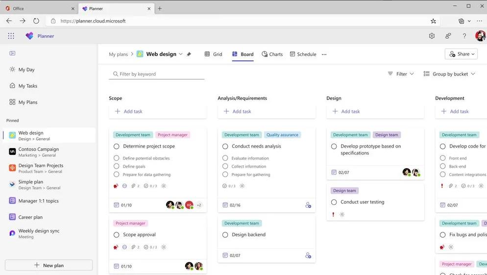 微軟即將推出網頁版Microsoft Planner，全面升級團隊協作體驗