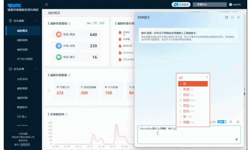 網(wǎng)絡(luò)安全，簡單一點，EDR智能助手全程在線