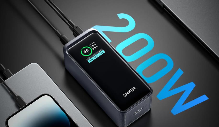 黑色星期五美國亞馬遜優惠：Anker Prime Power Bank 200W限時優惠41%，僅需110美元