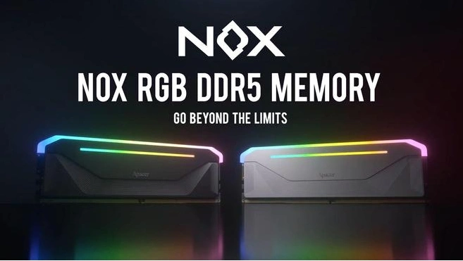 宇瞻推出 NOX RGB DDR5 電競(jìng)內(nèi)存條，至高 8000MT/s