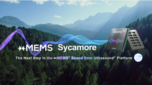 xMEMS震撼發布Sycamore：開創性1毫米超薄全頻MEMS微型揚聲器