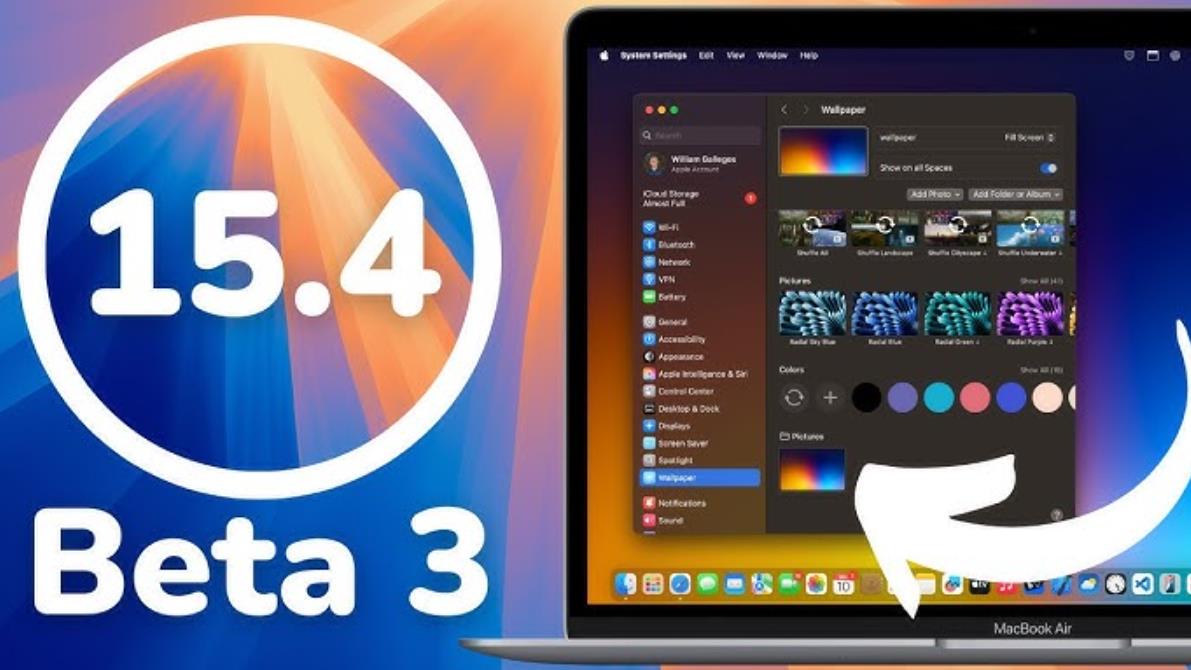 蘋果發布macOS 15.4 Beta 3更新：鏡像投屏+窗口平躺一鍵搞定?