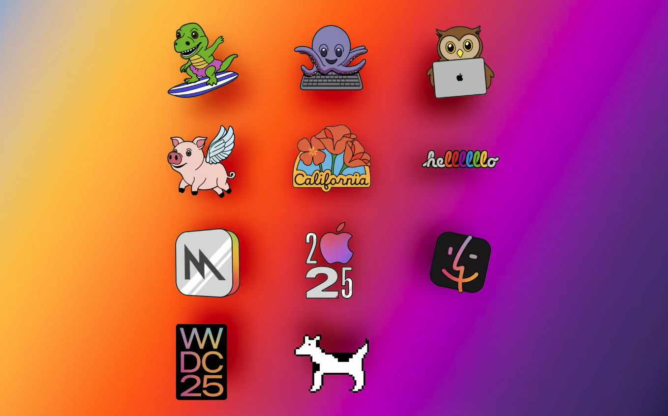 蘋果預(yù)熱 WWDC 2025： 開發(fā)者 App 更新上線 新增 Genmoji 趣味貼紙