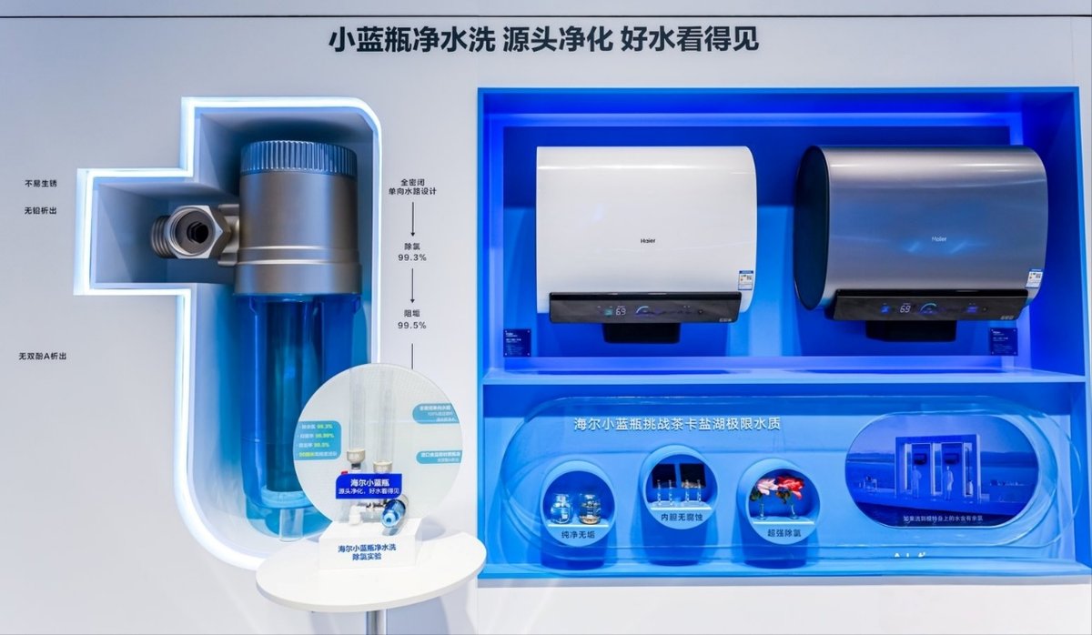 520硬核告白！海爾熱水器為您只出干凈水