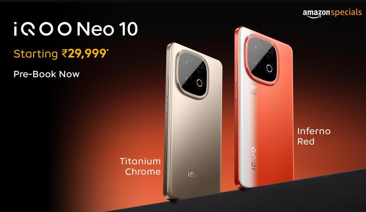 ?iQOO Neo 10印度發(fā)布：搭載驍龍8s Gen 4芯片
