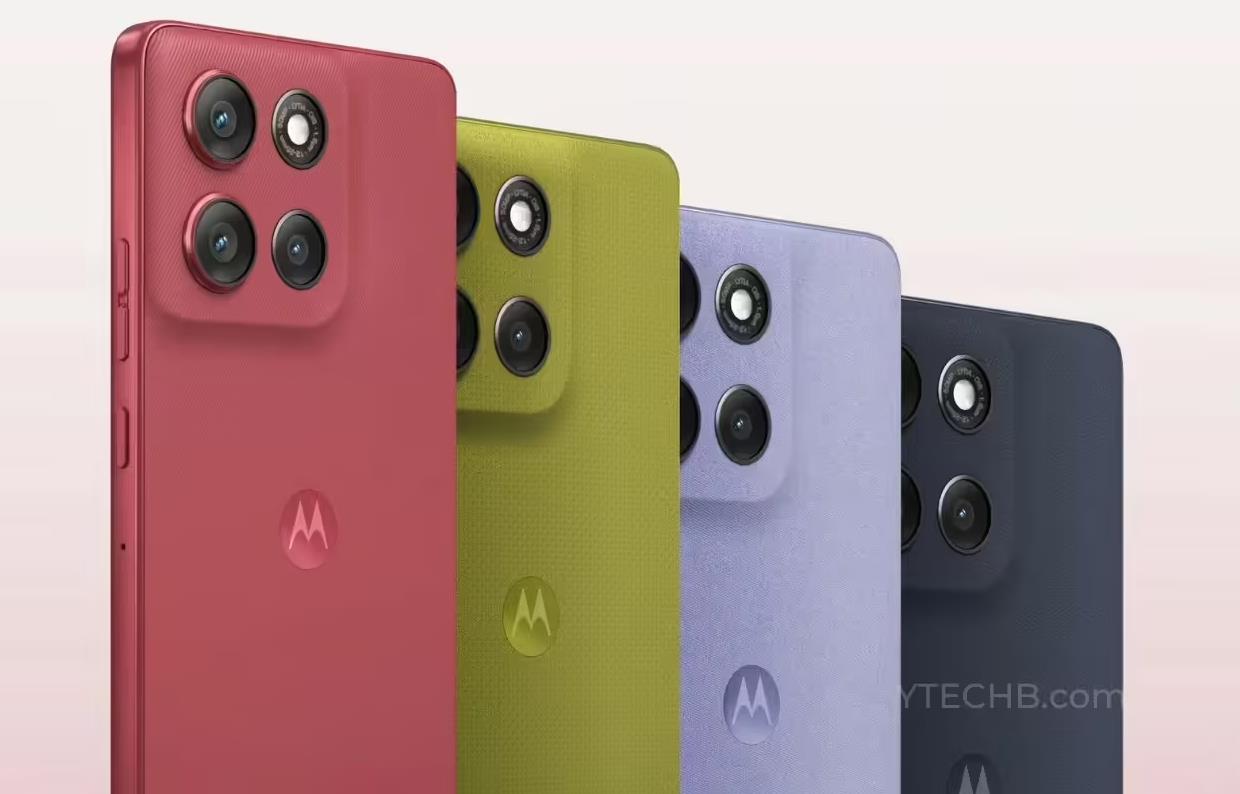 ?摩托羅拉Moto G86 5G渲染圖曝光：提供四款Pantone認證配色