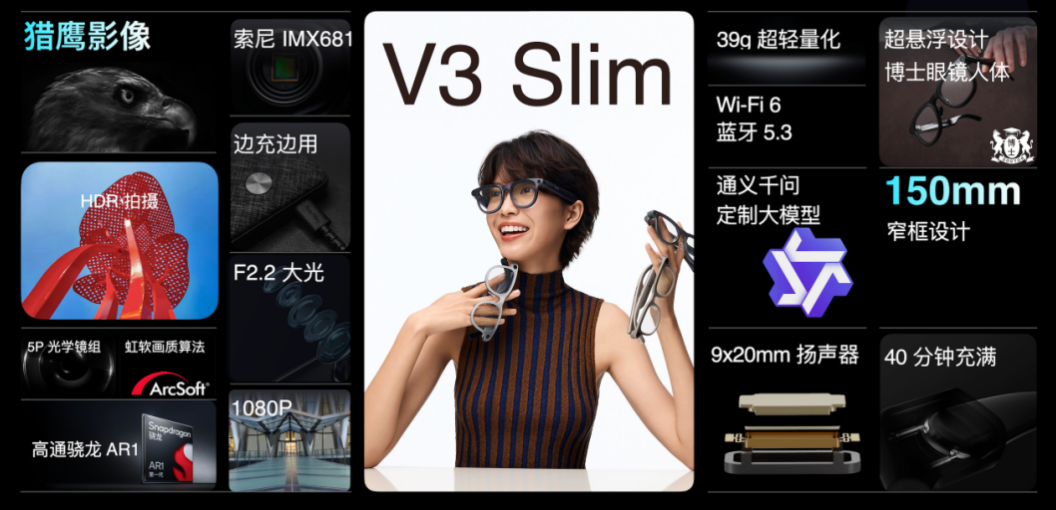 雷鳥(niǎo)X3 Pro AR眼鏡發(fā)布  支持手機(jī)應(yīng)用生態(tài)