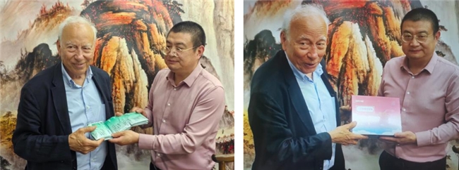 聯(lián)合國KIP國際學院主席法比亞諾先生一行參訪沃民高科,共探中醫(yī)AI融合創(chuàng)新
