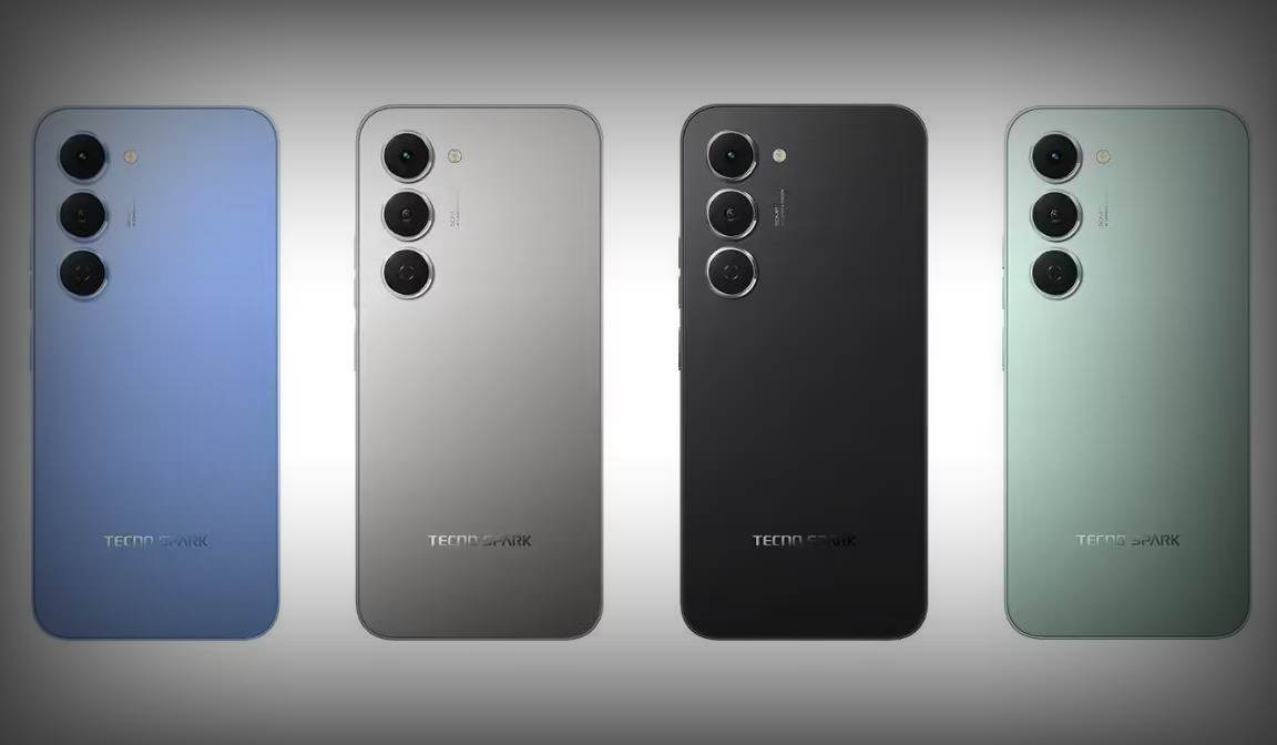 傳音Tecno Spark 40 Pro渲染圖曝光：提供四種配色選擇