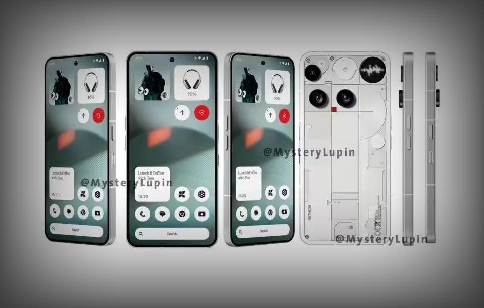Nothing Phone (3)渲染圖再曝光：攝像頭設計顛覆傳統(tǒng)