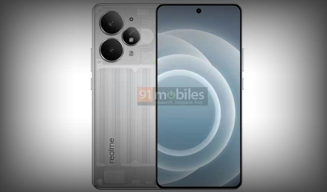 realme 真我15 Pro渲染圖曝光：居中打孔+5000萬像素主攝