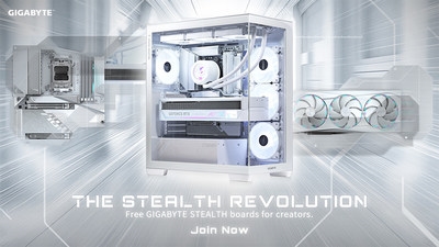 技嘉科技 STEALTH Revolution 玩轉(zhuǎn)簡約裝機(jī)美學(xué) 力邀創(chuàng)作者打造純白夢幻桌機(jī)
