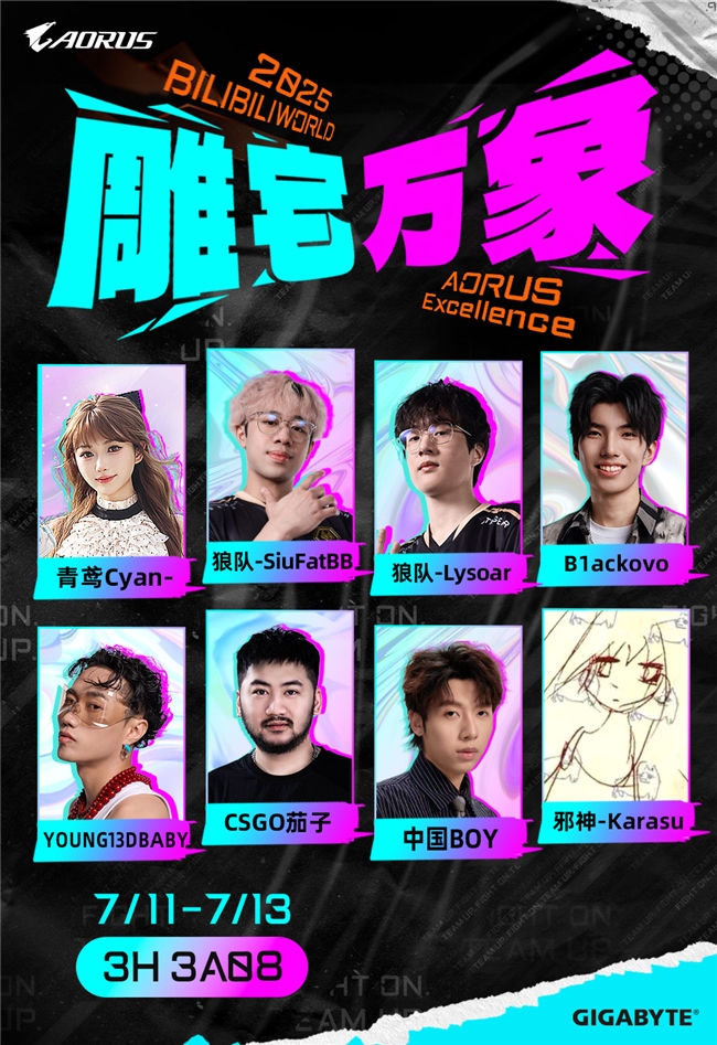 BW2025狂歡盛典，技嘉AORUS展臺玩法終極揭秘