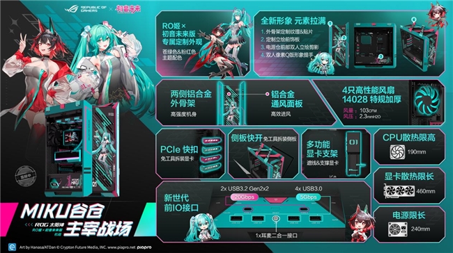 ROG×初音未來聯(lián)名丨玩+樂園ROG新品發(fā)布會燃爆BW2025